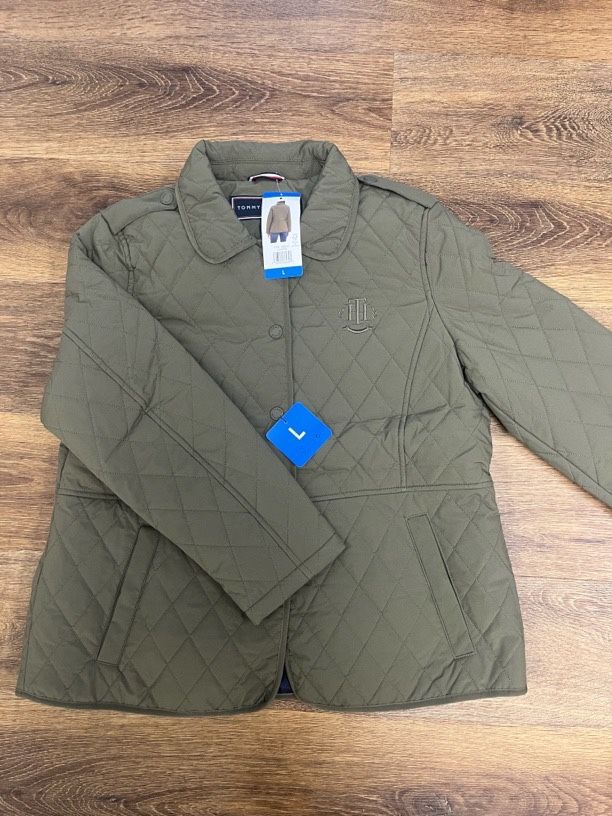 Tommy Hilfiger Women’s Quilted Jacket – Size L