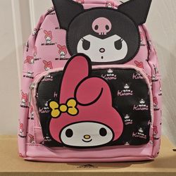 Oficial Sanrio Travel Size Leather Backpack