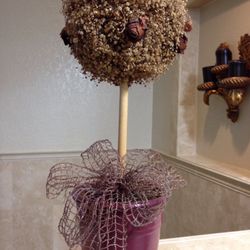 HOME DECOR 18” Tall Round Artificial Topiary