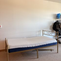 twin bed frame and mattress 