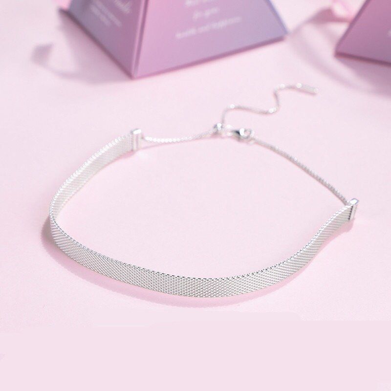 Authentic Pandora Reflexions Mesh Choker- Sterling Silver