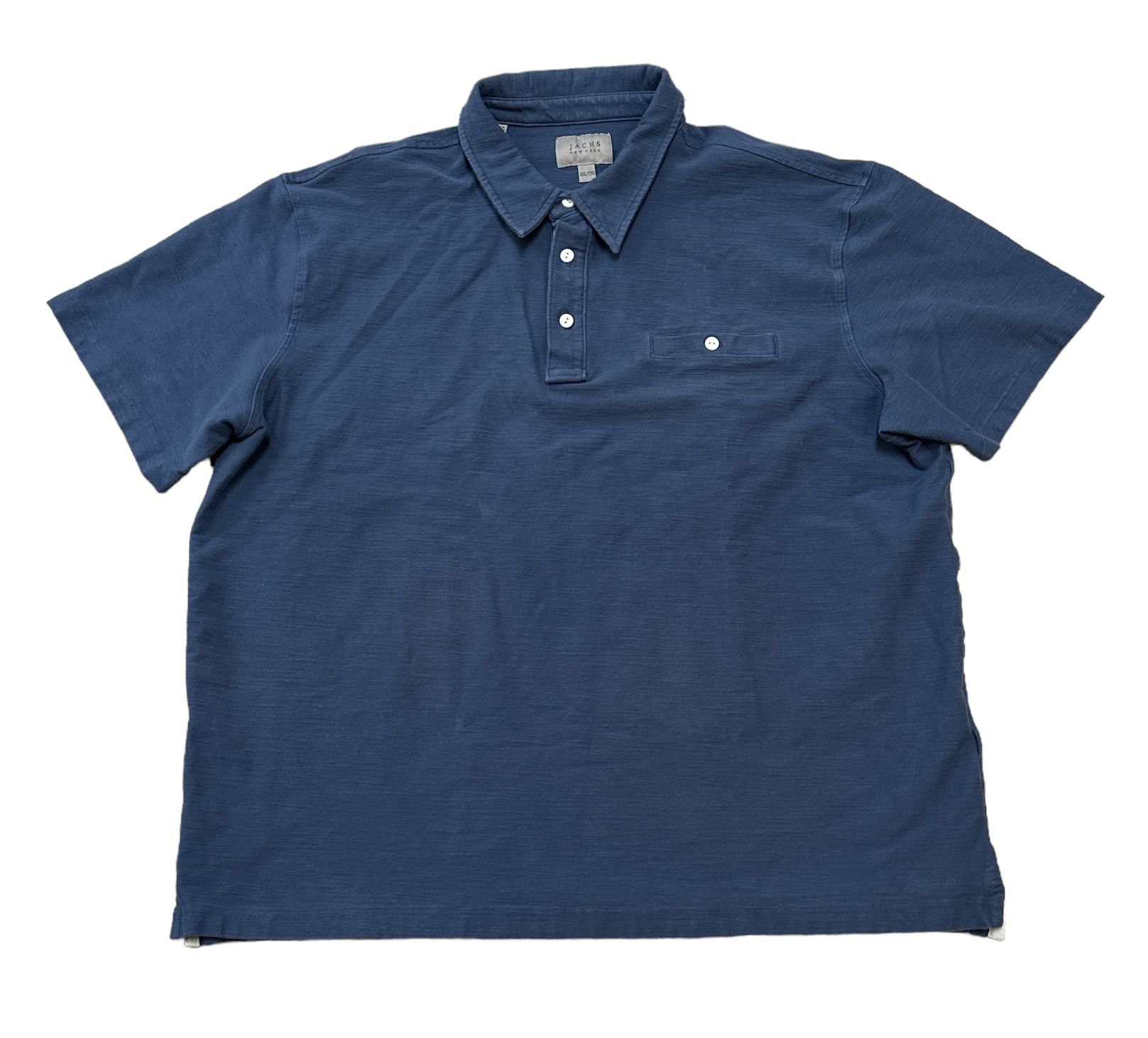 Jachs New York Men’s Casual Pocket Blue Polo Shirt Size XXL/TTG 123913