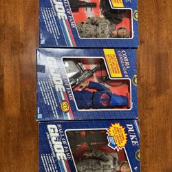 3 NIB GI Joe’s 