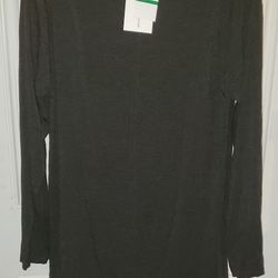 Cable & Gauge Black Long Sleeve Sweater (Size L)
