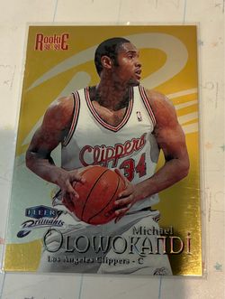 98/99 Fleer Brilliants Michael Olowokandi gold ( numbered 87/99)
