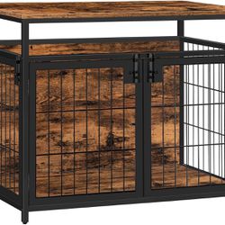 31.5” Dog Crate Furniture End Table With 3 Doors ⭐️NEW IN BOX⭐️ 