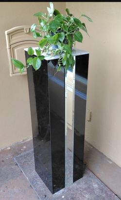 Mirrored Pedestal  Stand Home or work