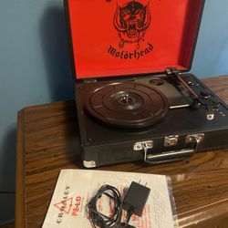 Motörhead Vinyl Record Player