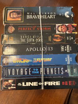 Action VHS Tapes (8 In Total)