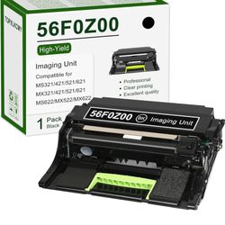 56F0Z00 Imaging Unit (High Yield, Black) 1-Pack Replacement