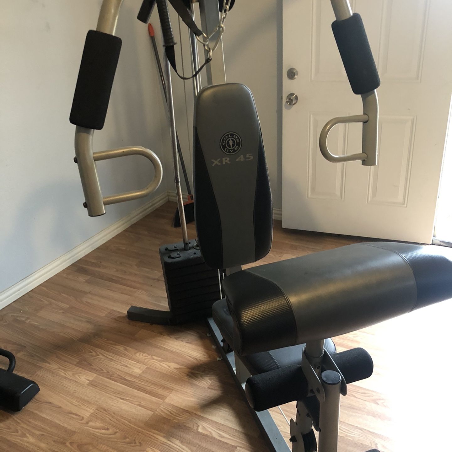 Workout Chart Golds Xr45 Golds Gym XR45 Multi Purpose Weight Bench
