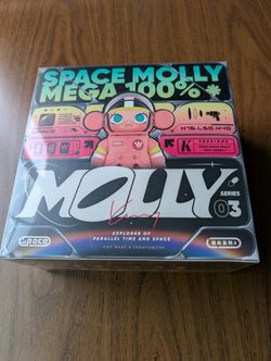 Pop Mart Space Molly 100% series 3 sealed case(9 blind boxes)