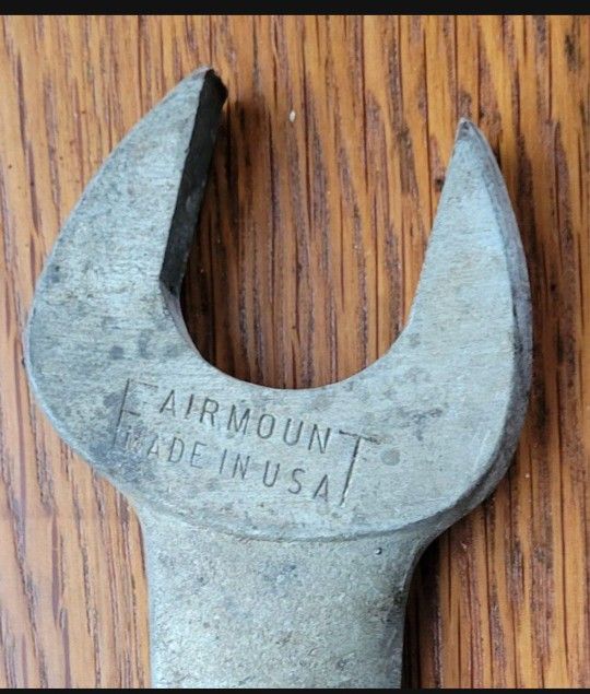 Vintage Fairmount Double-Headed Wrench, 1 1/4" And 1 1/8"