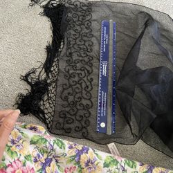 Long Scarf About 60 Inches Long 