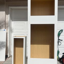 Brand new Double oven cabinet with small upper cabinet (cut to fit)