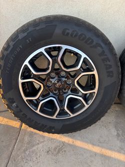 Ford Wheel with Goodyear Wrangler Territory AT Tire
