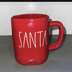 Rae Dunn “SANTA” Red Mug