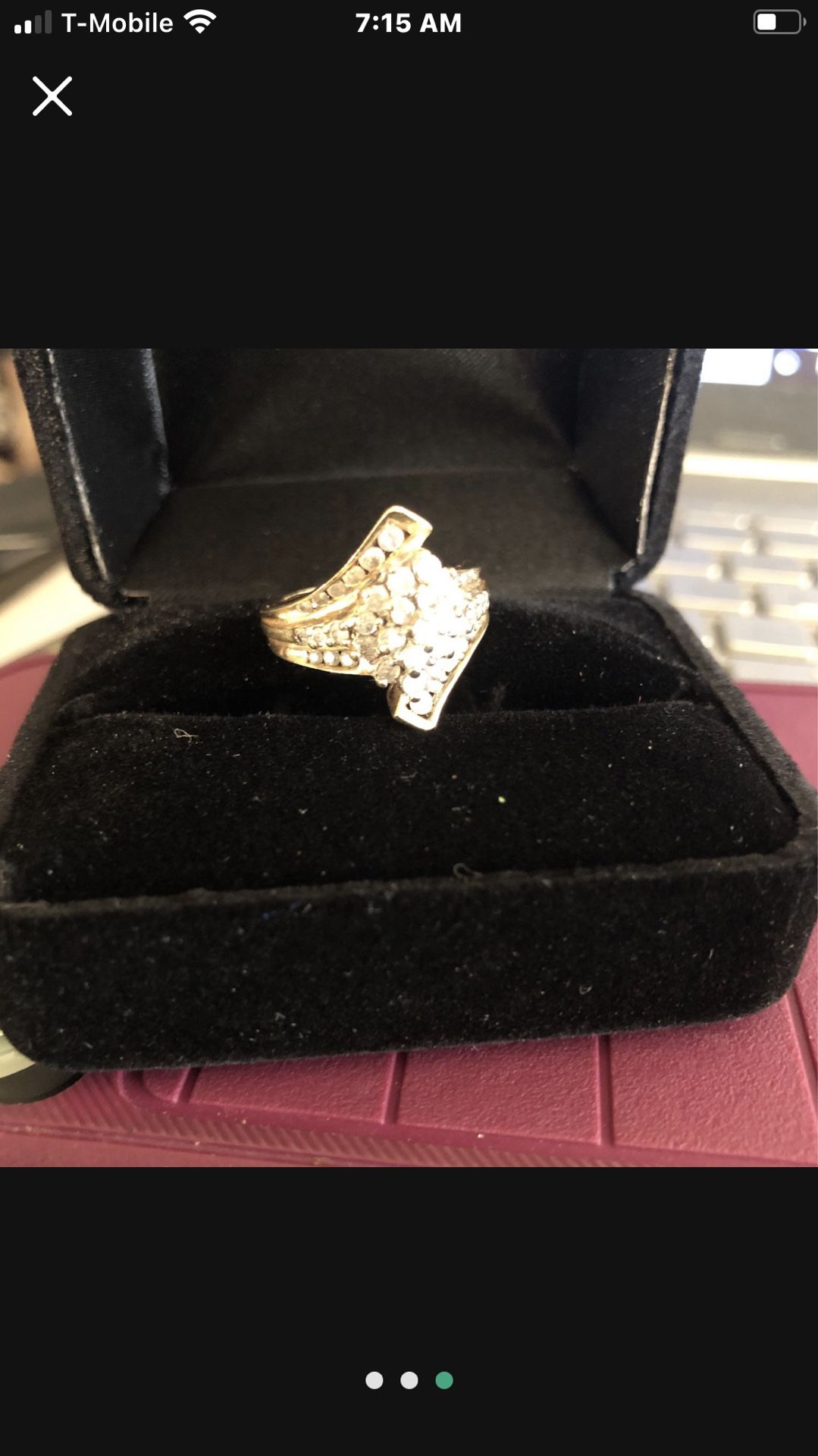 1.25 Carat Genuine Diamond Ring 