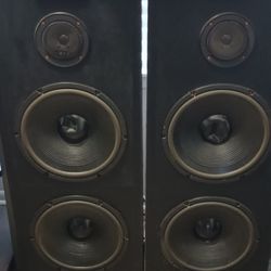 Harman kardon avr20 II surround sound amplifier receiver dolby 5.1 no remote  pair of klh vintage floor speakers 3 ways 