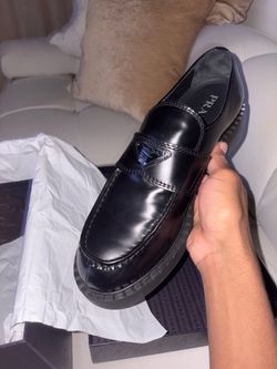 Black Prada loafers