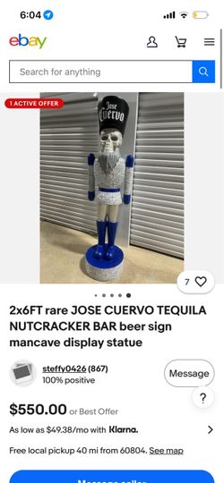 José Cuervo, Nutcracker drink holder mancave display