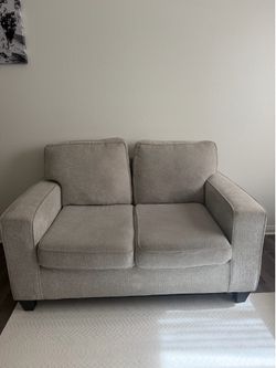 Love seat and 3 seat sleeper couch set