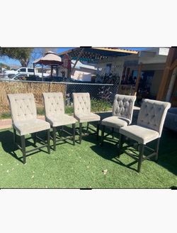 Wooden chairs