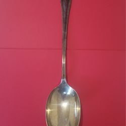 VINTAGE GORHAM HERITAGE SILVER PLATE LARGE SERVING SPOON 13" ITALY.
