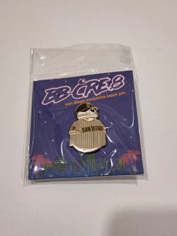 SDCC Exclusive 2025 BB8 Padres Jersey Pin Punch It Chewie Press
