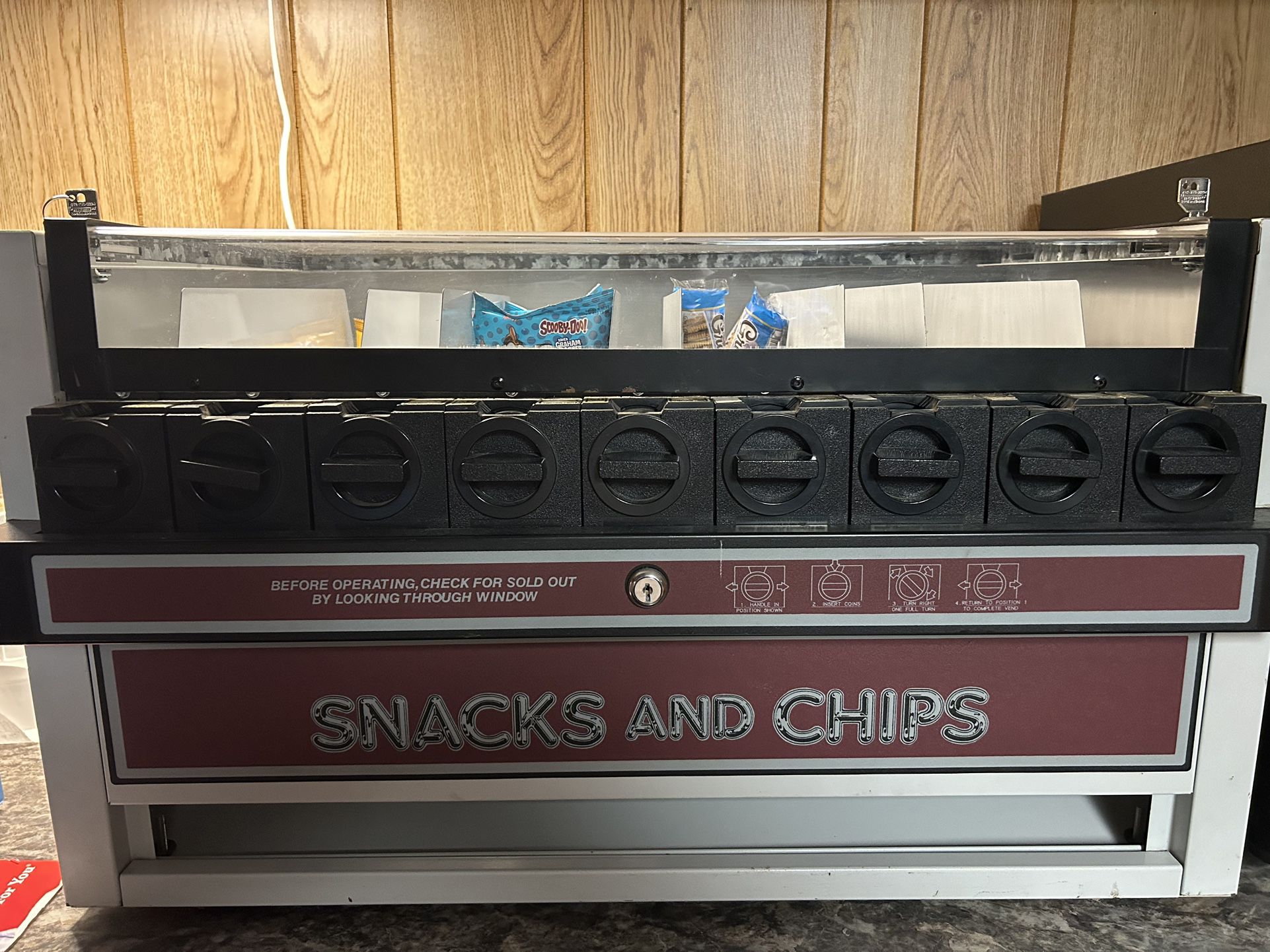 Snack And Chip Vending Machine