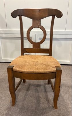 6 solid wood dining chairs
