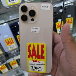 iPhone 16 Pro Max Unlocked 256GB Only $80 Down When Financing 