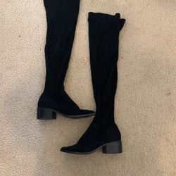 Black Thigh high Boots 