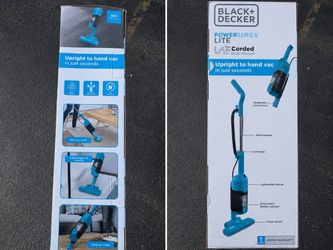 Black and decker power series corded vacuum stick