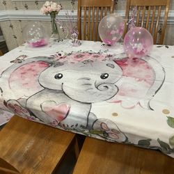 Baby girl, shower items