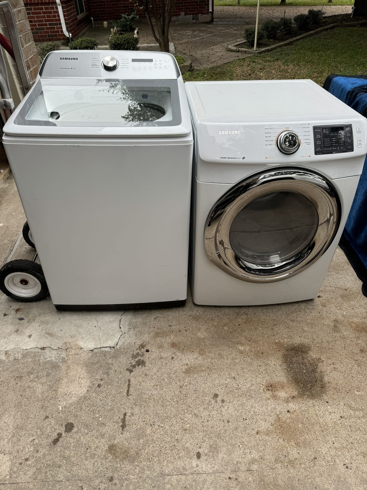 Samsung washer and dryer set 