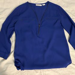 Women’s Blue Work Top