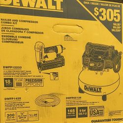 DeWalt 6 Gallon Air Compressor Combo Kit 