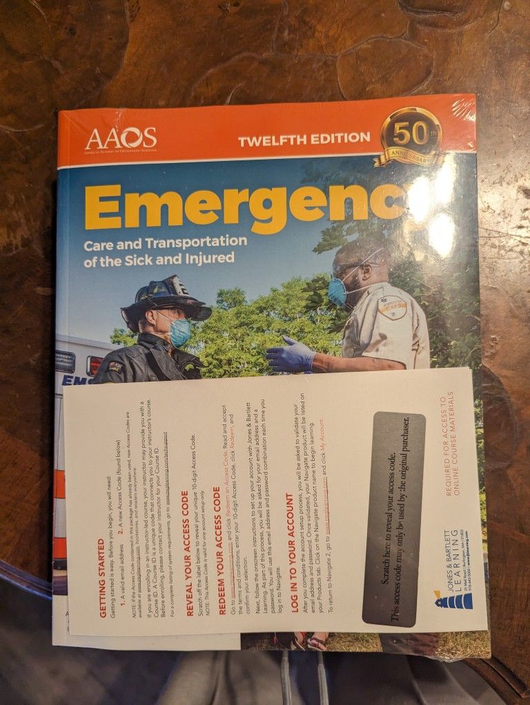 Emergency Care & Transportation Book