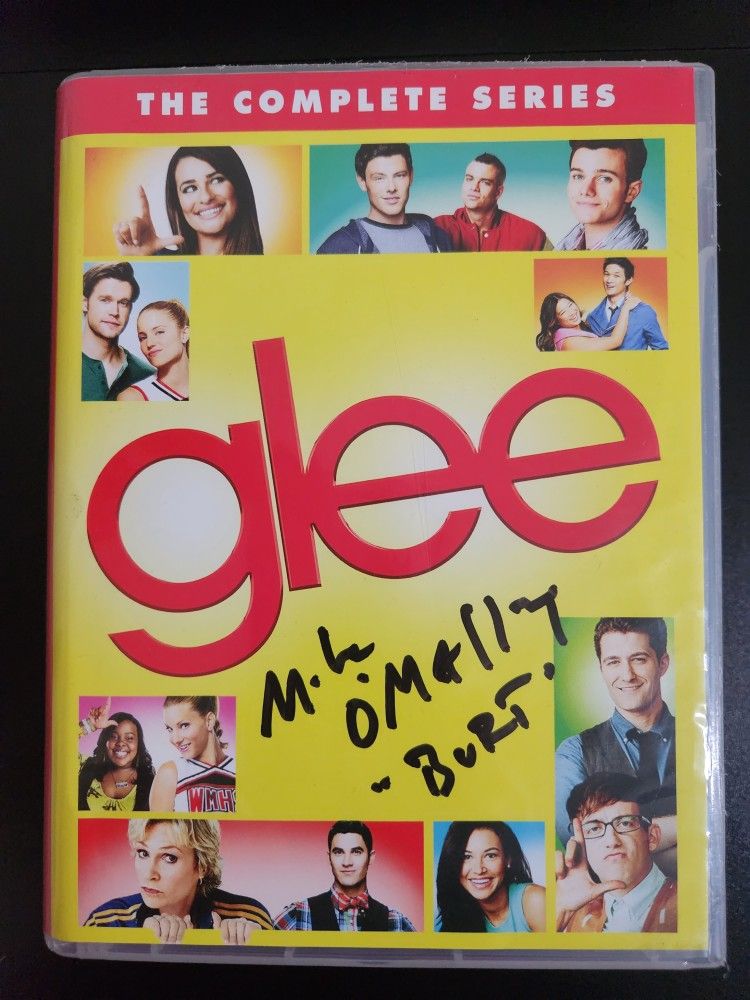 Mike O'Malley "Burt" Signed Glee Complete Series DVD