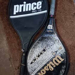 Tennis Rackets Wilson And Prince
