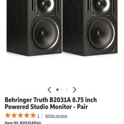 Behringer Truth B2031A 8.75 inch Powered Studio Monitor