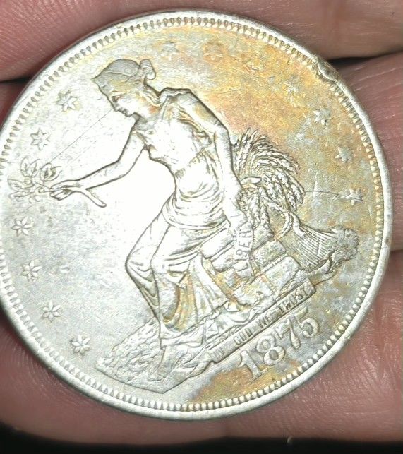 TRADE DOLLAR 1875-CC