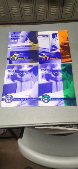 Kaplan TOEFL Course Books Set of 4