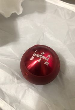 Red Leather 5 Speed Racing Shift Knob MT M10X1.5 For Honda Acura JDM Civic