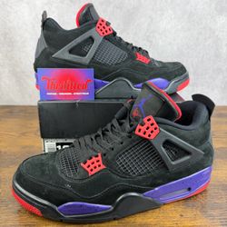 Air Jordan 4 Retro Raptors Drake OVO 2019 Size 10 AQ3816-056 Men’s Shoes OG Rare