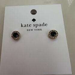 Kate Spade Green Stone Earrings