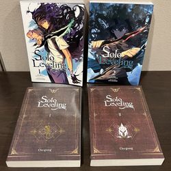 Solo Leveling English Manga and Novel Lot 