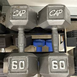 CAP 60lb Dumbbells 