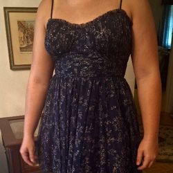 Navy Homecoming Dress 